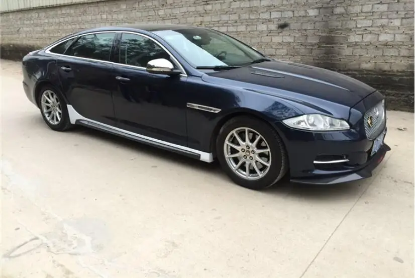 Передний бампер из углеродного волокна боковые юбки спойлера для Jaguar XJ XJL 2010 2011 2012