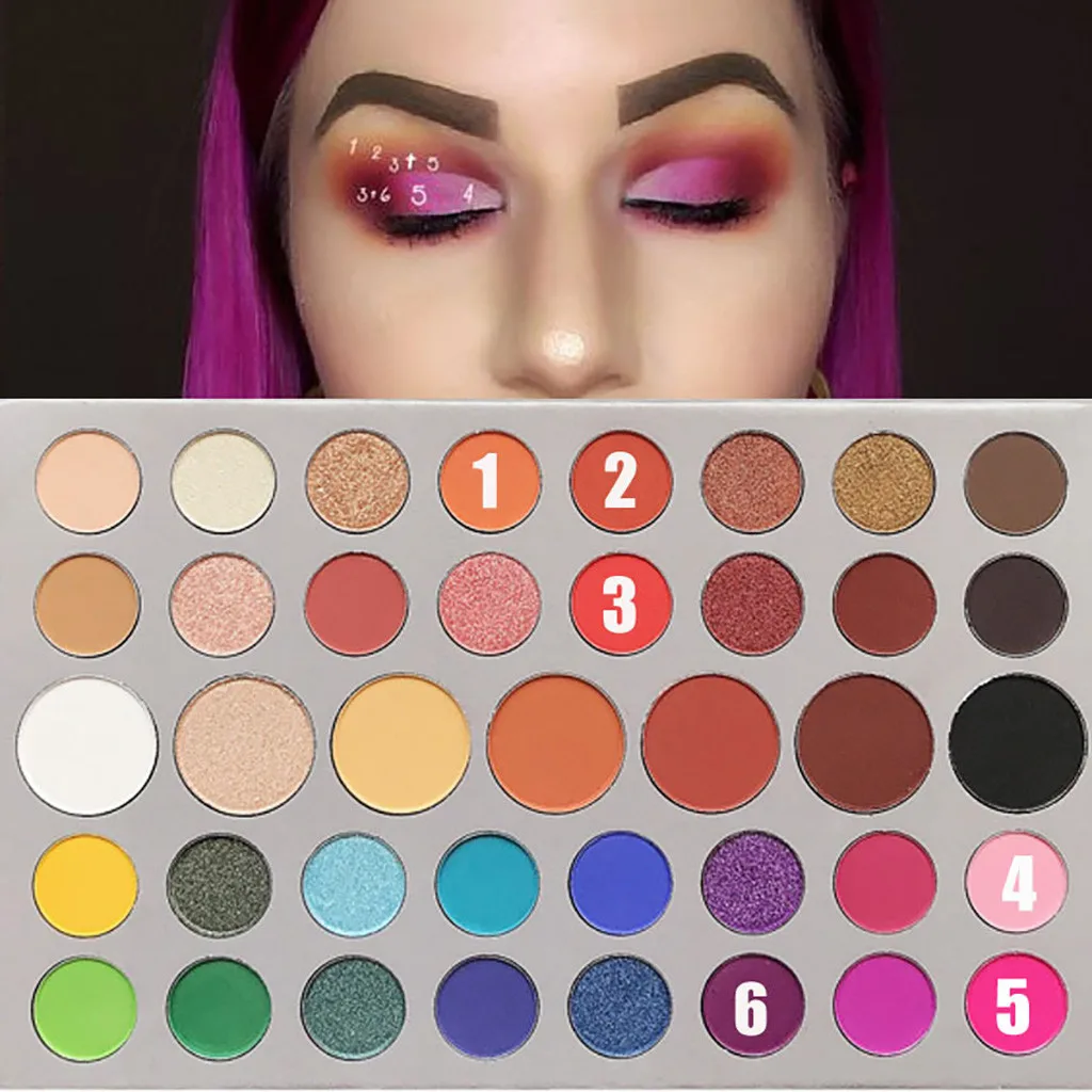 Модная палитра теней для век, 39 цветов, роскошная Золотая матовая палитра теней для век, инструменты для красоты