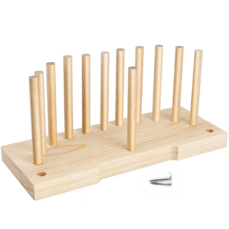 Bow Maker for Ribbon 2 in 1 Multipurpose Rectangle Wooden Bow Making