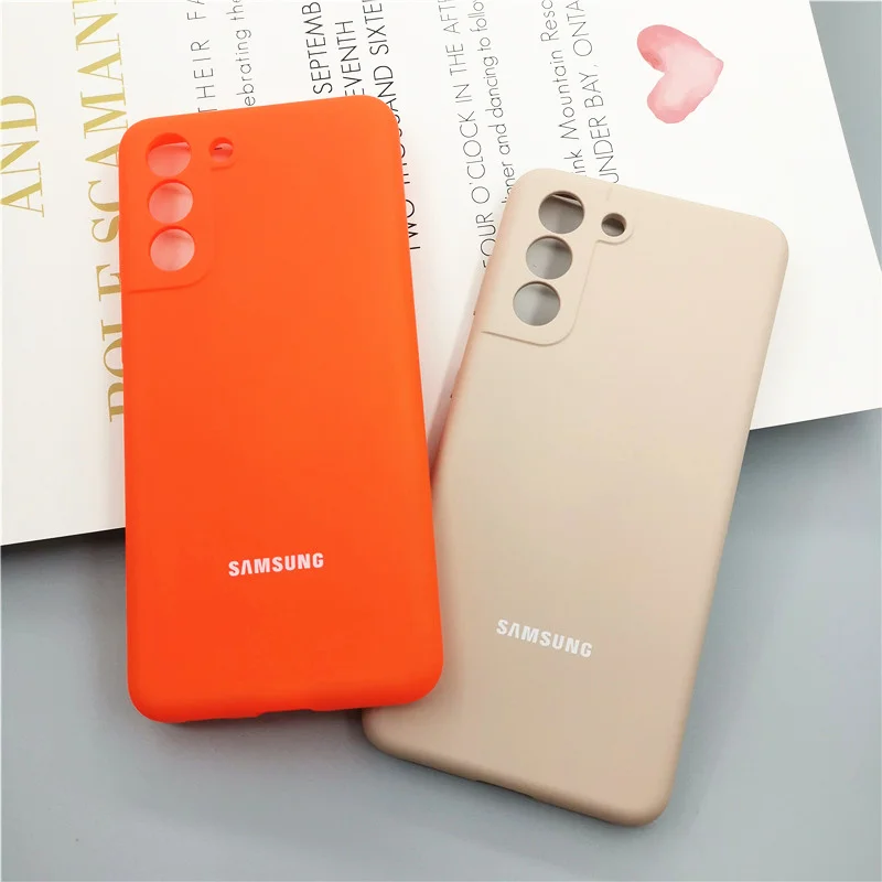 Samsung Galaxy S21 Ultra Plus 5G S21FE Case Silky Silicone Cover For S21+ S21Plus S21Ultra Full Protective Mobile Phone Shell Galaxy S20 FE 5G clear Cases