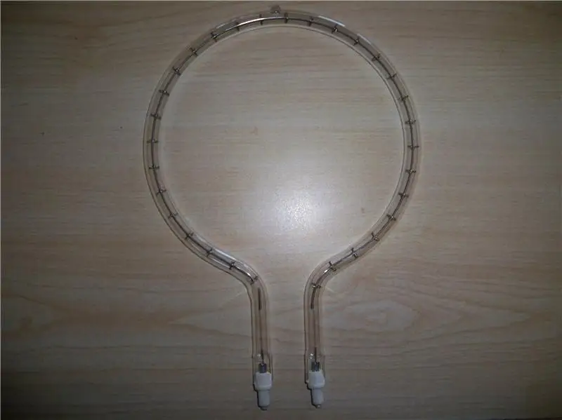 C shape Carbon fiber far infrared lamp quartz heating tube