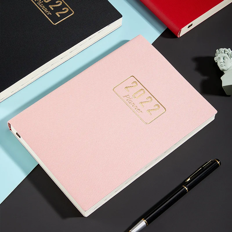 

New A5 2022 Planner English Edition Schedule Notebook Plan Goal Custom Schedule Business Notepad Office School Stationery