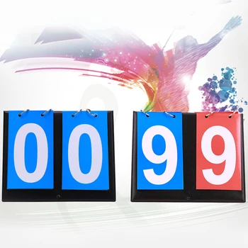 

Portable 2 Digit Scoreboard Sports Scoreboard for Table Tennis Basketball Badminton Football Volleyball Competition Score Board