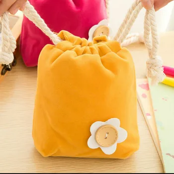 

Creative Fresh and Lovely Pull-out Drawstring Top Candy-Colored Storgage Bag Change Key Change Bag