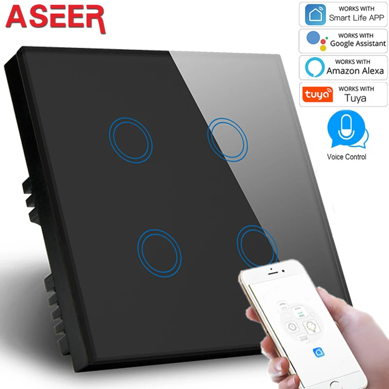 4 gang smart switch alexa
