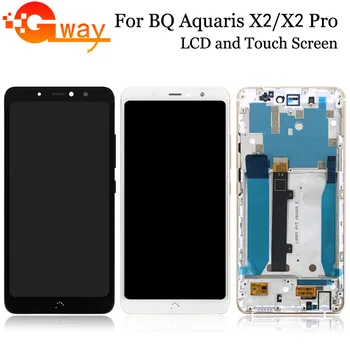 

100% tested For 5.65" BQ Aquaris X2 LCD Display And Touch Screen Digitizer Assembly For BQ Aquaris X2 With Frame+Free Tools