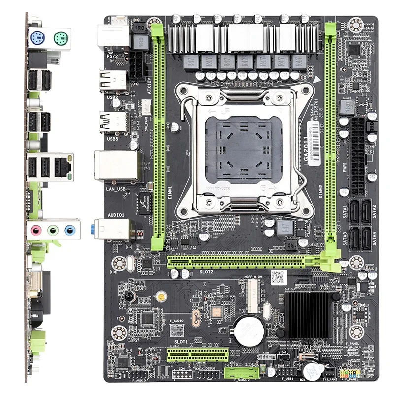 X79 материнская плата Lga2011 2-Каналы Ddr3 память Ecc M.2 Usb2.0 Sata2.0 Pci-E игровая доска для Ксеон E5 процессор