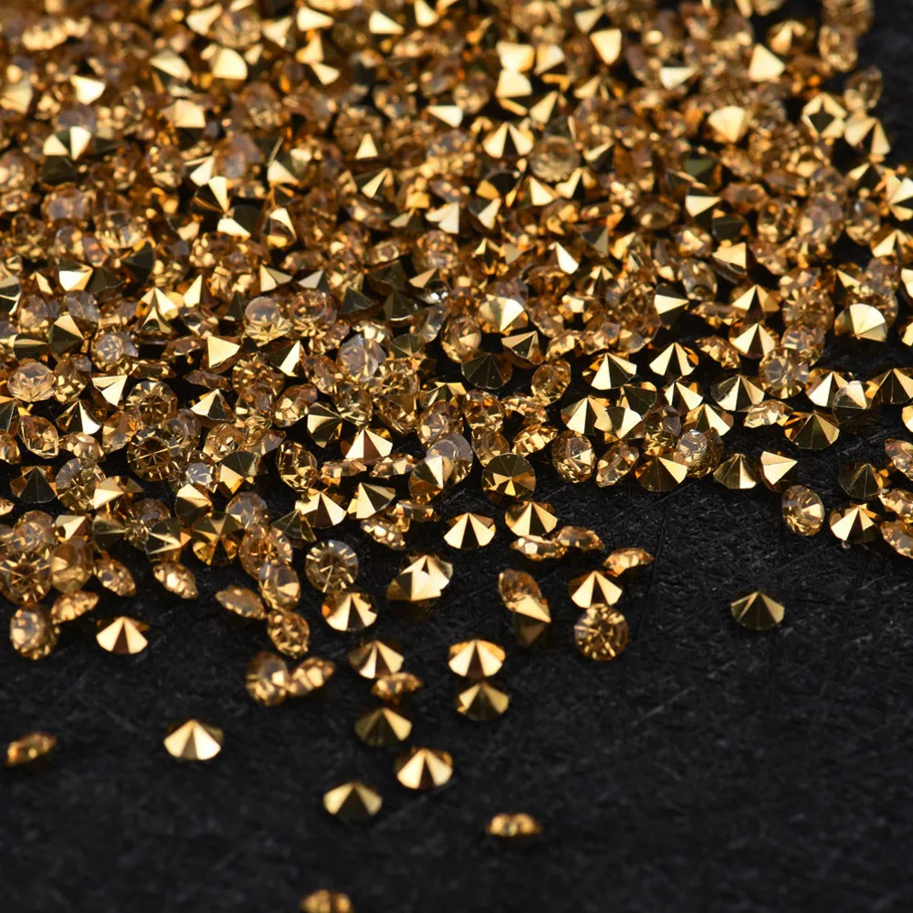 DIY Diamond Nail Phone Case Table Confetti Gold Crystal Events Party Accessories Holiday Decorations | Дом и сад