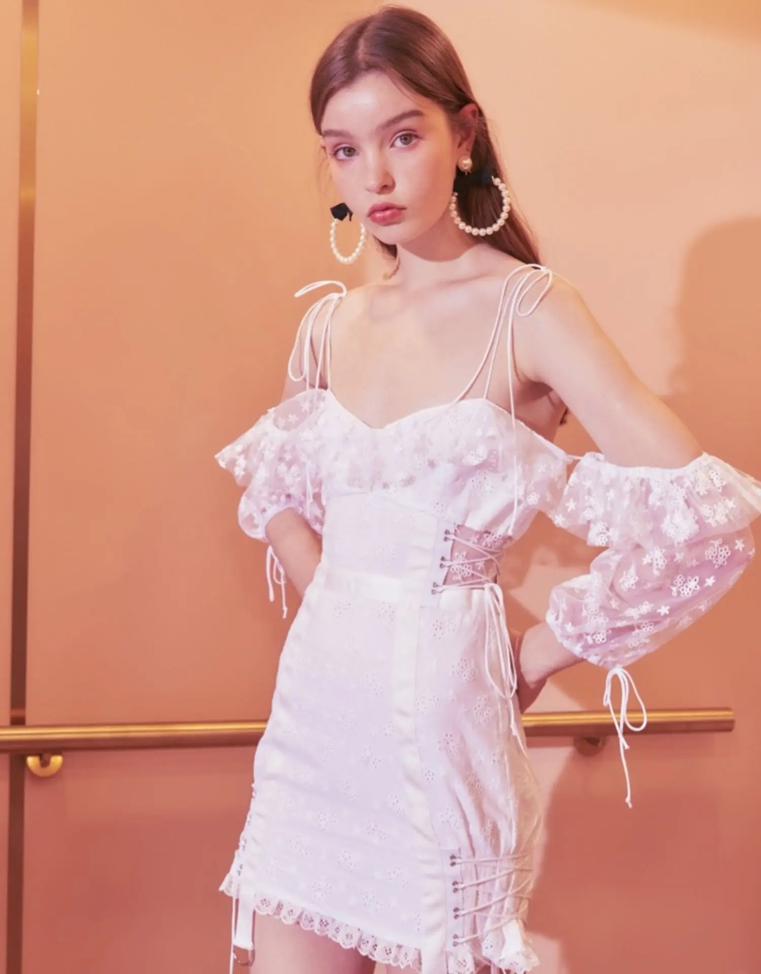 EASYSMALL For Love Lemons женское платье летнее пляжное сексуальное с открытой спиной высококачественное кружевное Сетчатое платье с высокой талией без рукавов