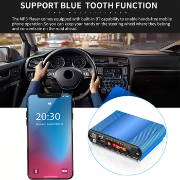 

Wireless Bluetooth MP3 Decoder Board MP3 Player with Recording Function DC 5V 12V 24V DIY Shell Support USB/SD/FM Audio Module