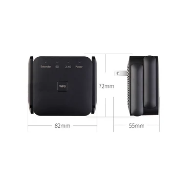 

WIFI Booster Dual Frequency Intelligence 4 External Antennas With Indicator Light Signal Expander