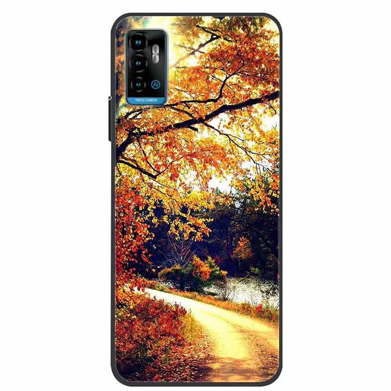 For-ZTE-Blade-A71-Case-Marble- ...