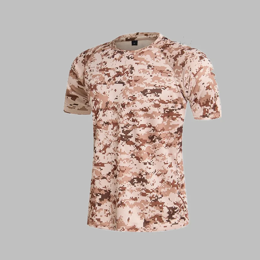 

GEJIAN Tactical T-Shirt Summer Fashion T-Shirt Men's Military Camouflage T-Shirt