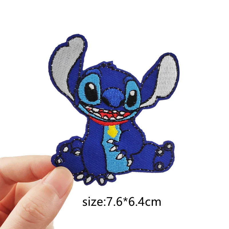 Lilo & Stitch Embroidery Patches Children For Clothing DIY Iron On Stitch Patch Garment stickers embroidery cloth stickers