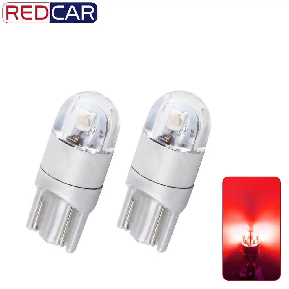 

2pcs T10 W5W LED Bulb 3030 SMD 168 194 Auto Interior Dome Reading Light Turn Signal Bulb Wedge Tail Side Led Light 12V Auto