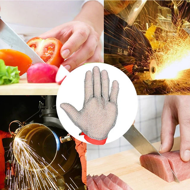 stainless steel anti cut gloves food processing Glass cutting guantes corte  Wearable Does not rust cut proof gloves - AliExpress
