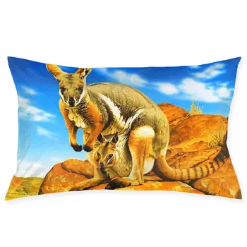 

Kangaroo Fashionable pillowcase and rectangular decorative pillowcase 20 "x30"