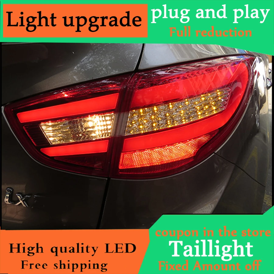 

Car Styling Accessories For Hyundai IX35 Tuscon LED Taillights 2010-2013 IX35 Tail Light Rear Lamp DRL+Brake+Park+Signal