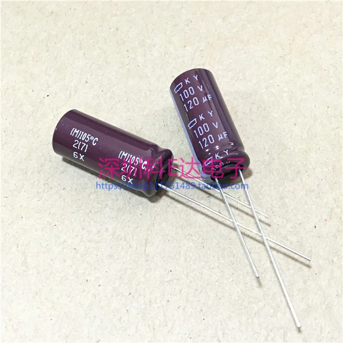 20 штук новый CHEMI-CON NIPPON KY 100V120UF 10x25 мм электролитический конденсатор с алюминиевой