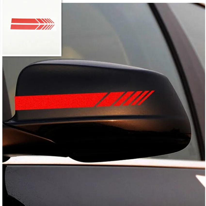 Car Specchietto Retrovisore Decalcomania Laterale Stripe Warn Stickers Per Chrysler 200 300 300C 300M Aspen Cirrus Concorde Crossfire Grand Voyager