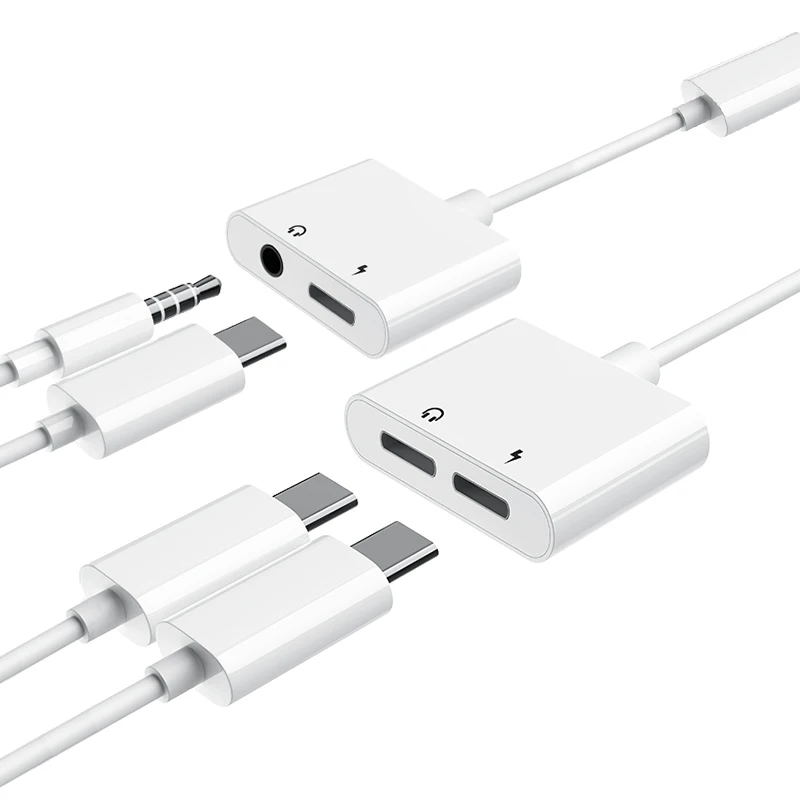 

Millet 9 Headphone Adapter Two-in-one Type-c Interface Data Line Huawei P20pro Black Shark Hammer Mix2s 6x8se Youth Version Note