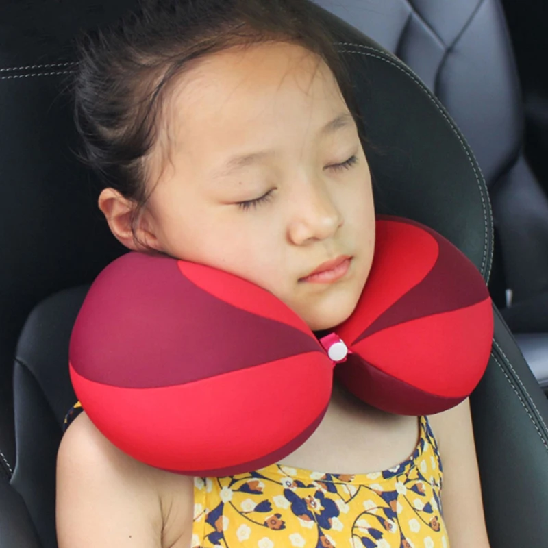 comforter sets Pillow Kids Newbron Travel Neck Pillow U-Shape For Car Headrest Air Cushion Child Car Seat Head Support Infant Baby silk sheets