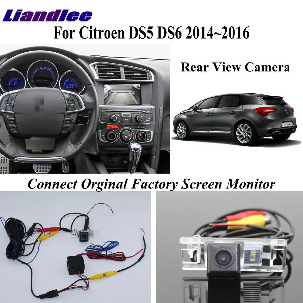 Автомобильная камера заднего вида для Citroen DS5/DS6 2014 2018 Авто обратная парковочная