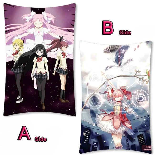 Аниме Puella Magi Madoka Magica Kaname Madoka Akemi Dakimakura длинная подушка для объятий чехол кровать подушка Pilow крышка 2WAY 35x55 см - Цвет: 14