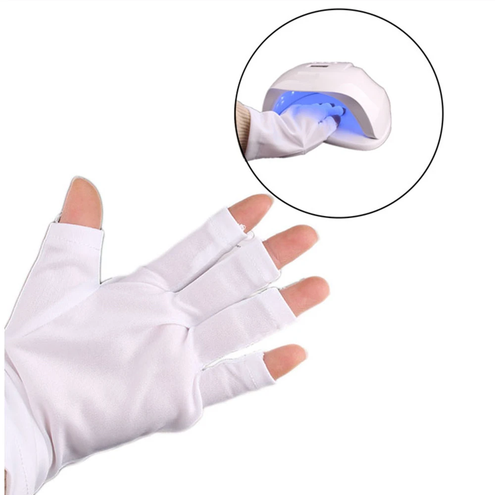 1 Pair Uv Protection Glove Nail Art Gel Anti Uv Glove Uv Led Light/lamp