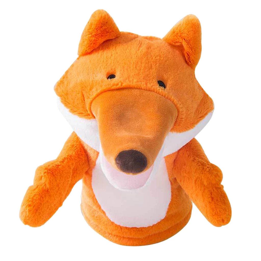 Cartoon Animal Hand Puppet Plush Cute Fox Hand Puppet Glove Child Early Education Toys Gift