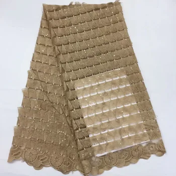

New Design African Lace Fabric 2019 High Quality Wholesale Frence Guipure Lace Material Nigerian Cord Lace Fabric