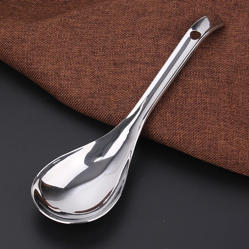 stainless steel soup spoon  (1)