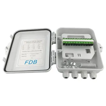 

12-core Fiber Distribution Box Fiber Optic Cable Distribution Box Fiber Box Outdoor Waterproof Wall-mounted Fiber Box
