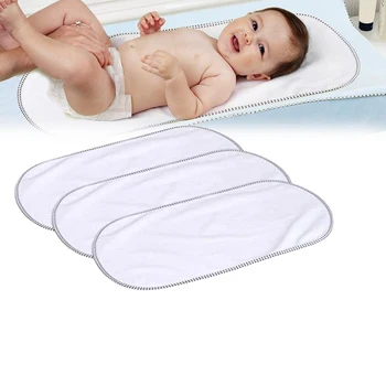 

3pcs Diaper Mat Mom Nappy Changing Pad Soft Waterproof Travel Maternity Portable Multifunction Washable Foldable Baby Supplies