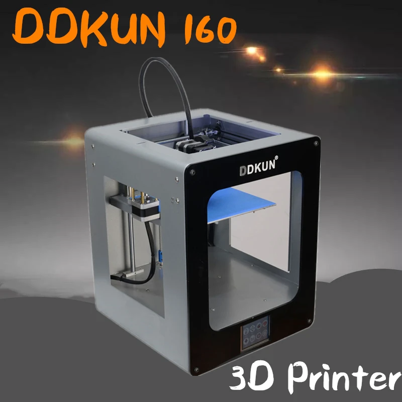 Best Price DDKUN 160 Impressora 3D Printer Drucker Stampante Machine FDM Desktop Metal Frame Single Extruder Nozzle Hotbed 3D Printer New