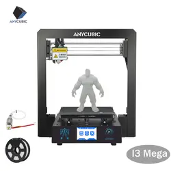 ANYCUBIC 3d принтер I3 Мега Полный металлический каркас промышленный класс Высокая точность плюс размер дешевая Насадка 3d принтер PLA нити