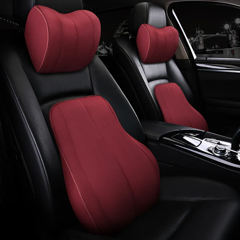 

Only in BMW 1 Series 118 3 Series 320X3X1 Fabric Headrest Lumbar Support Pillow Memory Foam Neck Pillow Lumbar Support Wholesale