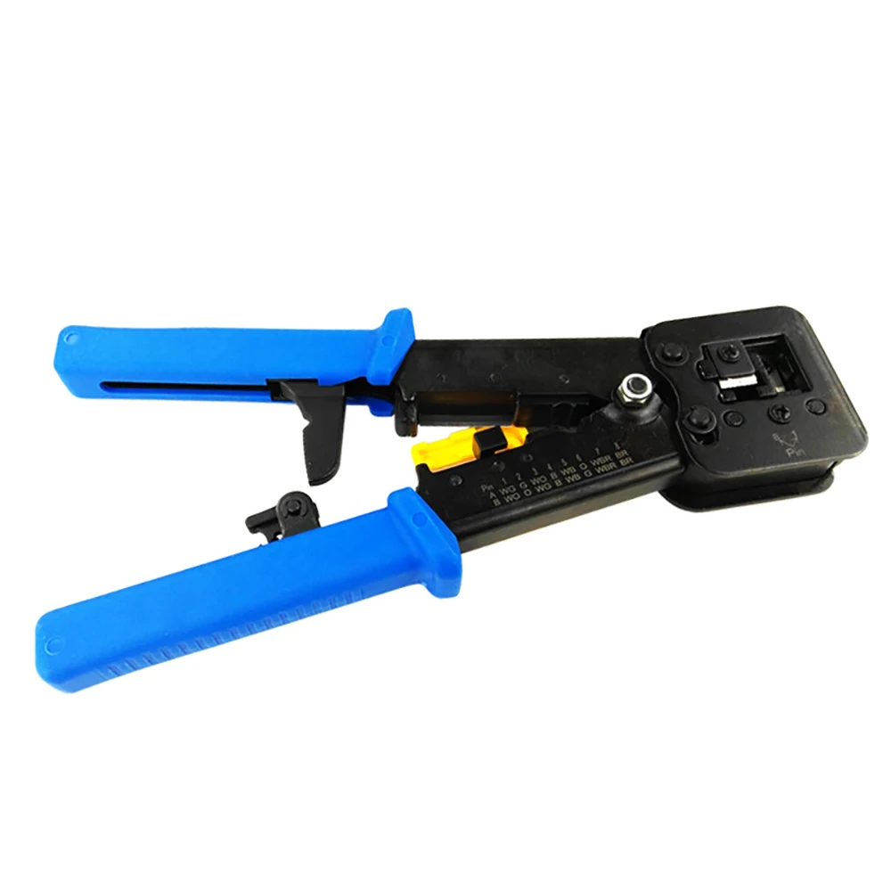 OULLX EZ RJ45 Crimper Hand Network Tools Pliers RJ12 cat5 cat6 8p8c Cable Stripper Pressing Clamp Tongs Clip Multi Function