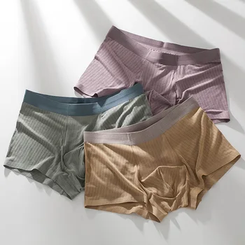 

Cockcon Loose Boxer Men Cotton Male Underwear Hole Front Famil Panties Men's Plus Size XXXL Woven Knickers Sleep Underpants