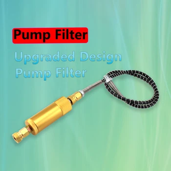 

PCP Paintball Airforce Hand Pump 170mm M10x1 Gloden Water-Oil Separator Filter 4500psi Quick Coupler 50cm High Pressure Hose