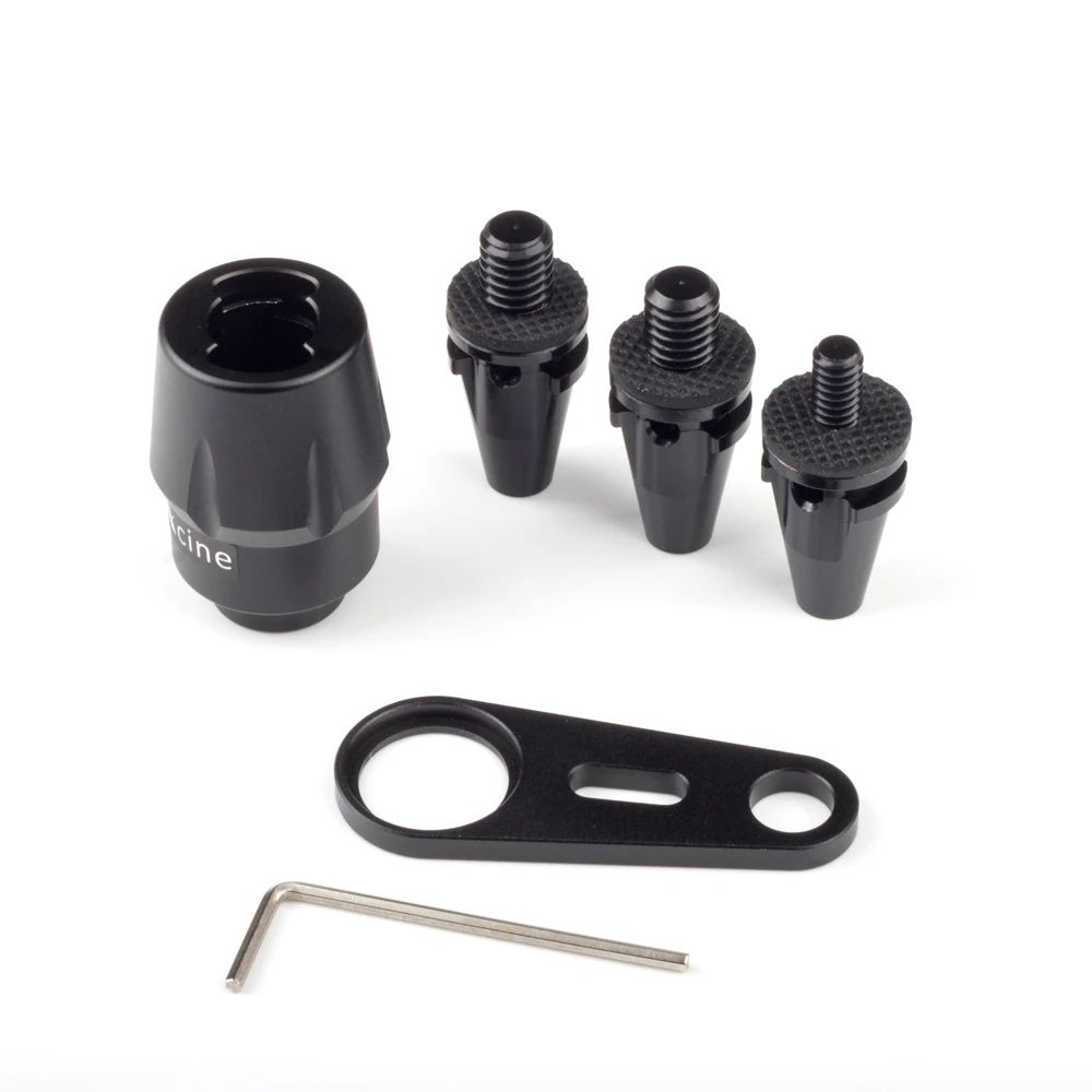 MQR-03C Mini Quick Release Connector Halterung für Sound Audio Antenne Fin Mikrofon MIC Boom Pole Shock DSLR Rig Kamera Umgebungs – Detail 6