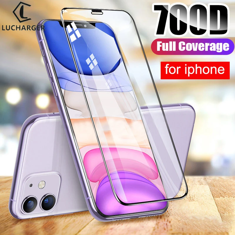 Оригинальное закаленное стекло для iphone 11 pro max 6 6s 7 8 plus Защитная пленка экрана