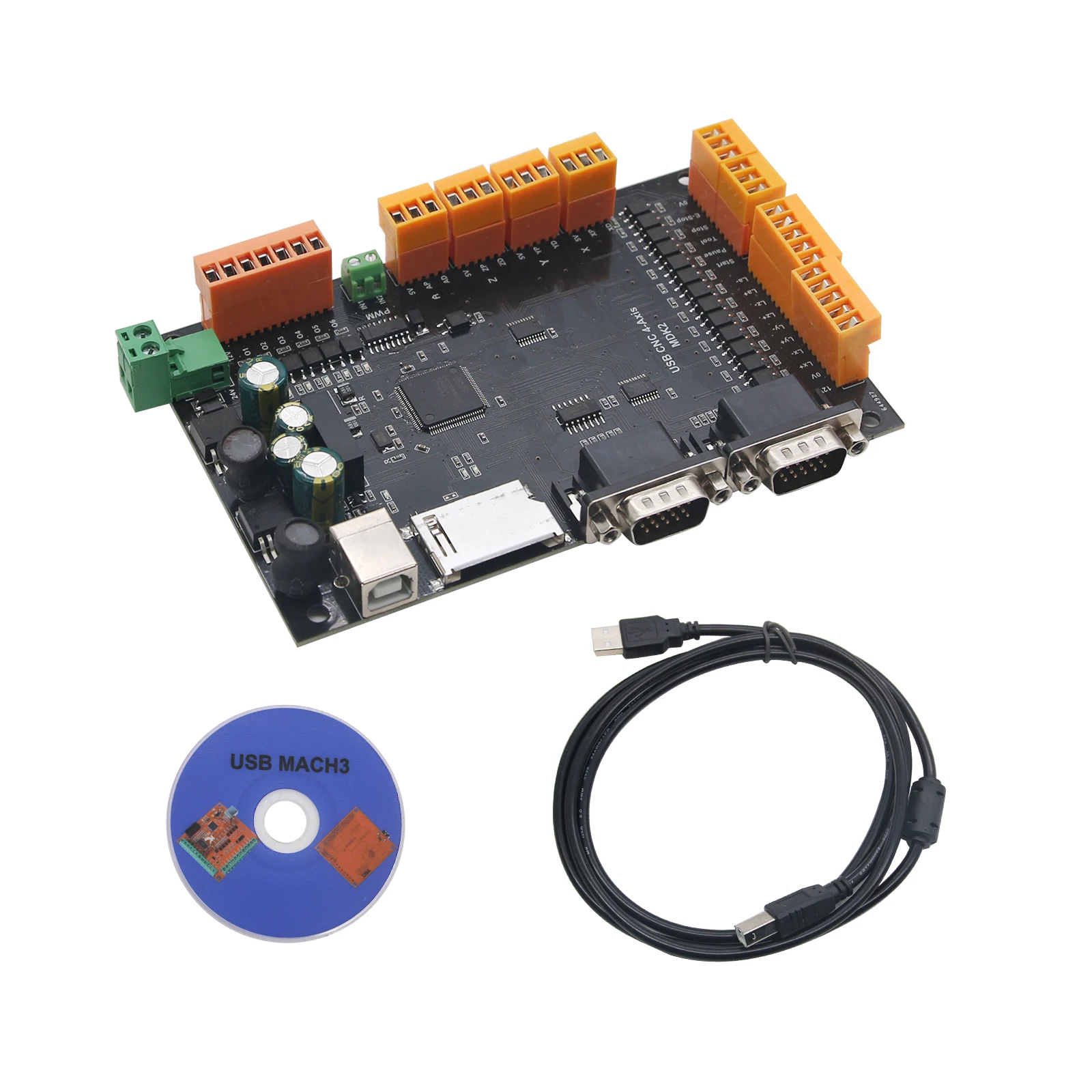 MDK2 USB SD карты Интерфейс MPG 100 кГц 4 с одноосным шаговым двигателем контроллера ЧПУ