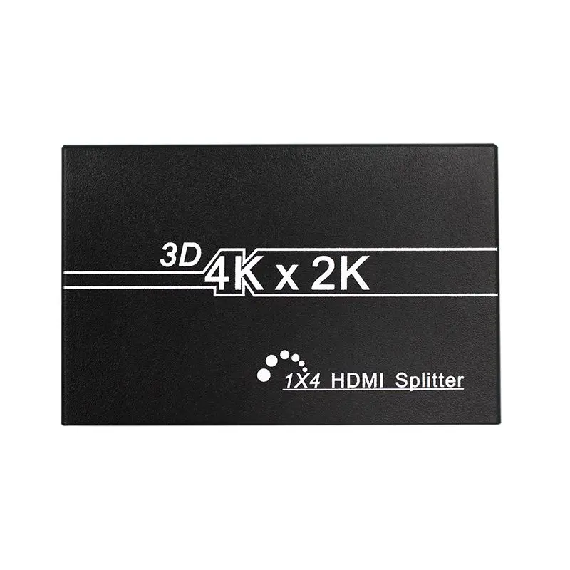 Лидер продаж прочный HD 4K 4 порта HDMI сплиттер 1x4 ретранслятор усилитель 1080P 3D 1 в 4 из концентратор