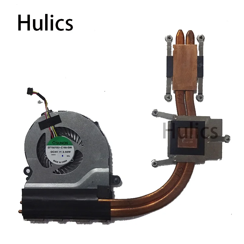 Hulics для ноутбука ACER Aspire E5-731 E5-771 E5-771g радиатор охлаждения Вентилятор cooler EF75070S1-C160-S99 DFS531005PL0T FFT2