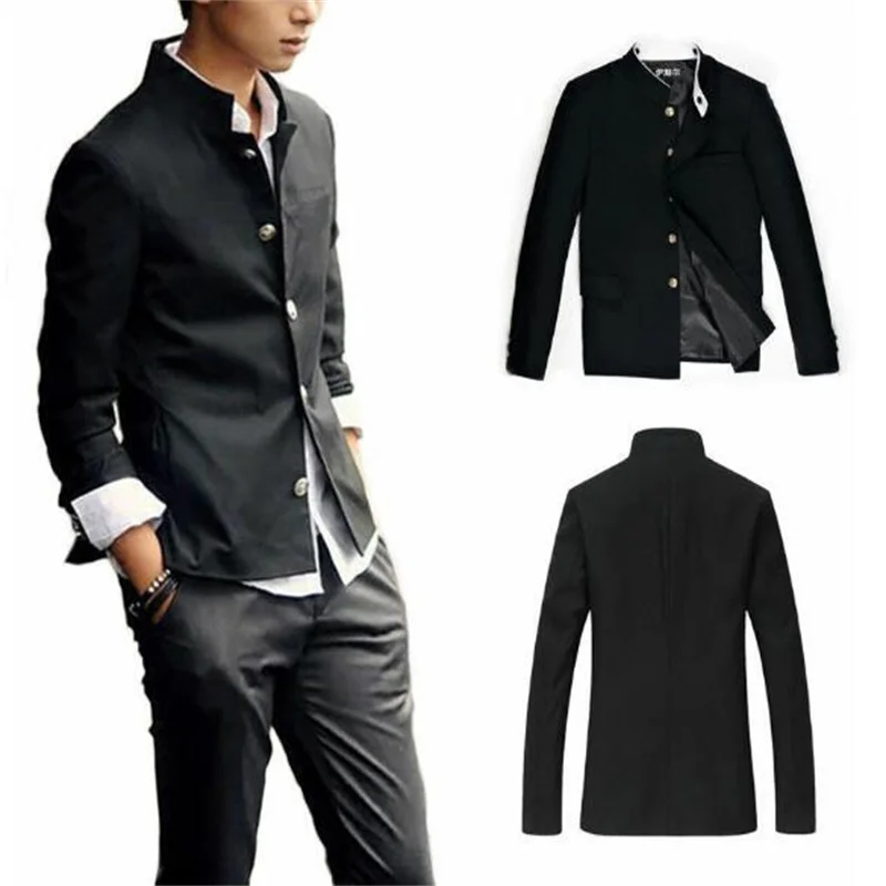 Spring The Ultimate Class Suit With Personality Leadership Mens Blazer Japanese Uniform School Long Sleeve Single Breasted | Мужская