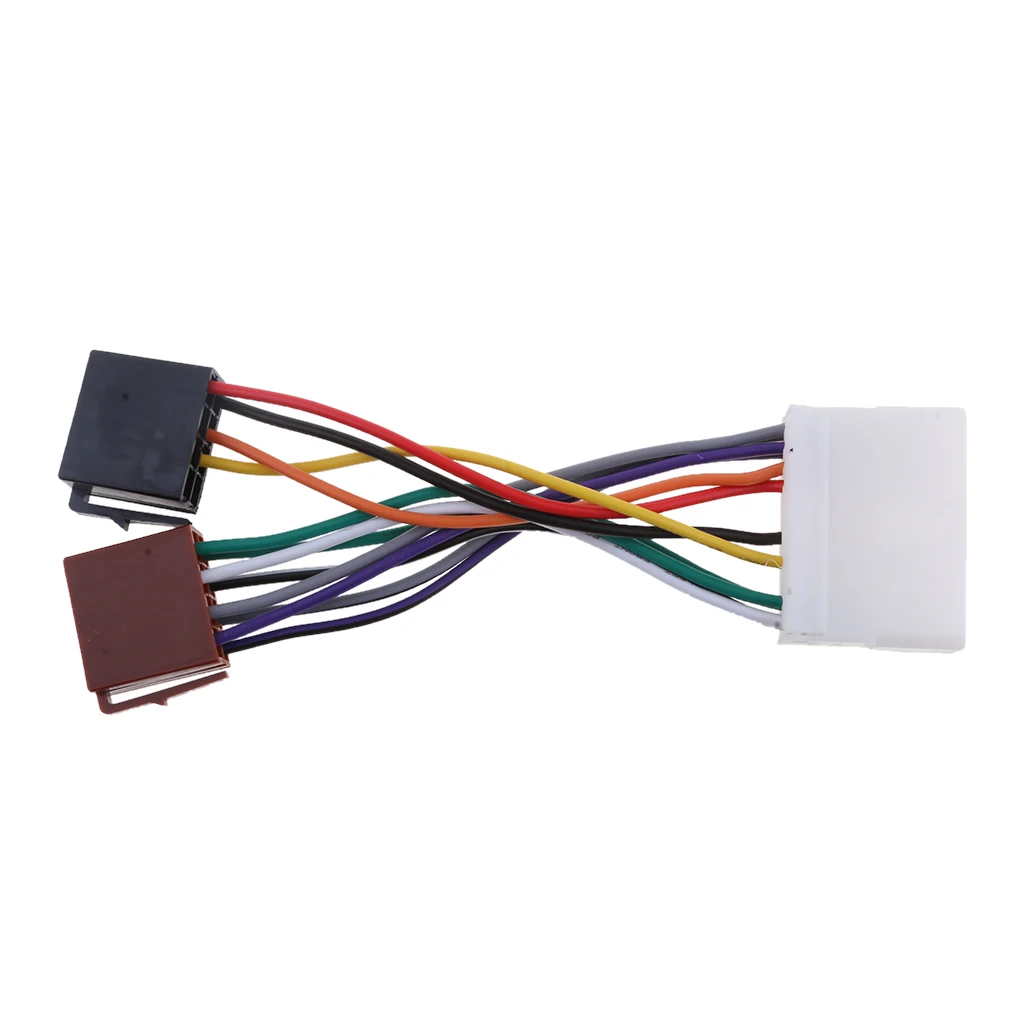 Car Radios Sound ISO Wiring Harness Adapter Wire Cable For Daewoo/Ssangyong