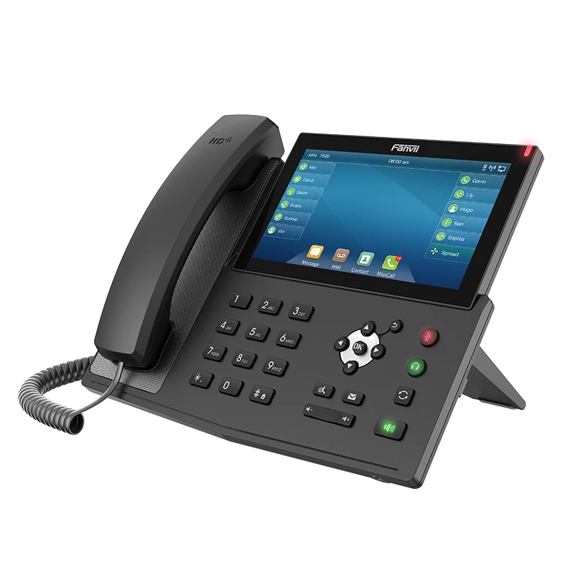 Fanvil X7 IP Phone HD Video Call With IP Camera/SIP Video For Door Phone Office Wireless Telephone Bluetooth Wi-Fi VoIP Phone Fanvil X7 IP Phone HD Video Call With IP Camera/SIP Video For Door Phone Office Wireless Telephone Bluetooth Wi-Fi VoIP Phone