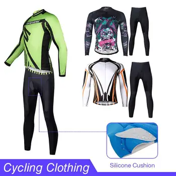 

Man Cotton Cushion Bike Clothes Bicycle Clothes Cycling Wear Wear-Resisting Road Outdoors Sports Fitness Competition Clothing