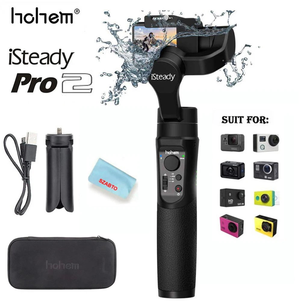 Hohem ISteady Pro2 Pro 3 осевой ручной карданный водонепроницаемый стабилизатор для экшн
